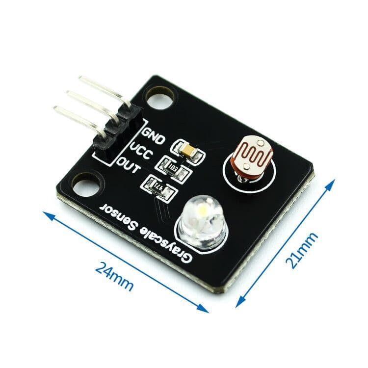 Photosensitive Analog Grayscale Light Sensor (LDR) - View 2