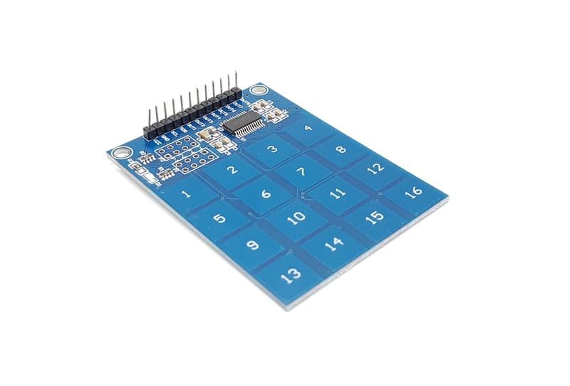 16 Key Way Channel TTP229 Capacitive Touch Switch - View 1