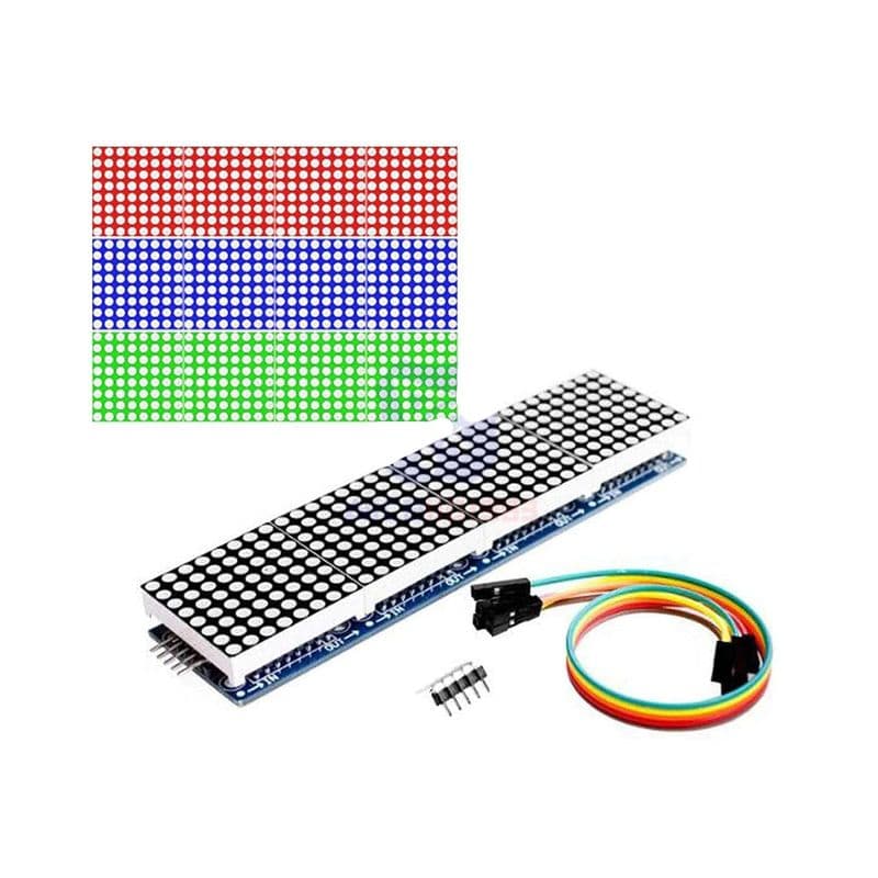 MAX7219 LED Dot Matrix - View 1