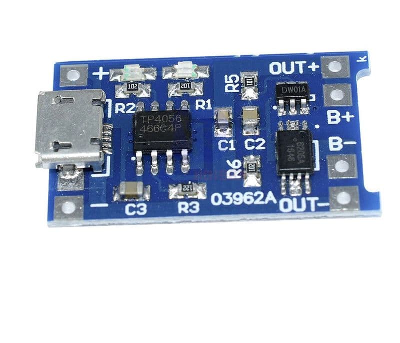 TP4056 Lithium Battery Charger Module - View 3