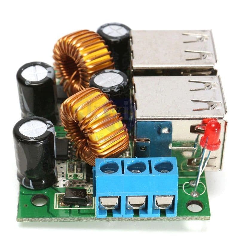 4-USB Port A5268 Step Down Power Supply Converter Board - View 1