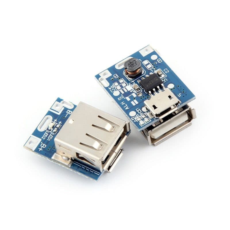 5V Boost Step Up Power Module with Battery Charging Protection (1 piece) - View 1