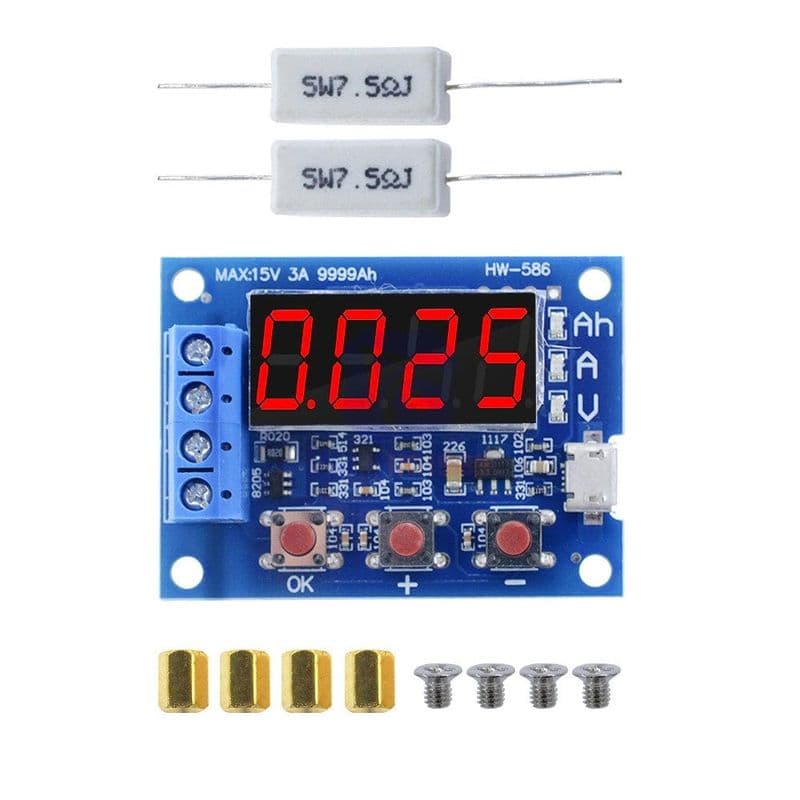ZB2L3 18650 Battery Capacity Tester 1.2V 12V - External Load Discharge - View 3