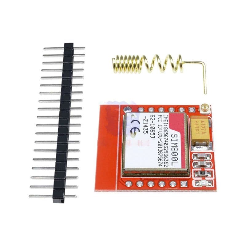 SIM800L GPRS GSM Module Core Board Quad-band TTL Serial Port with the antenna - View 1