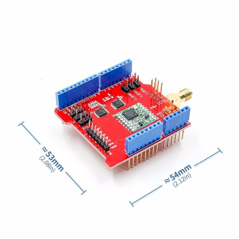 Long distance Wireless Lora Shield v96 (868MHz) - View 2