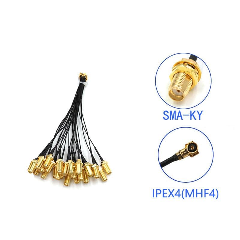 U.FL IPEX 4 to SMA / RPSMA Connector Pigtail - View 3