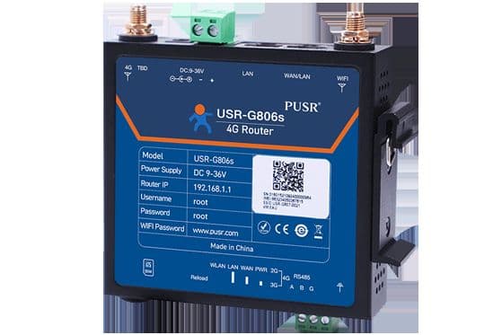 4G Industrial Router - USR-G806s - View 2