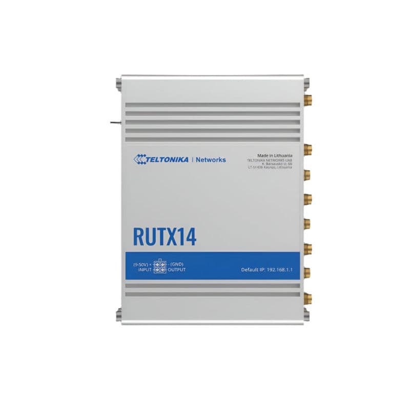 RUTX14 - 4G LTE CAT12 - Industrial Cellular Router - View 1