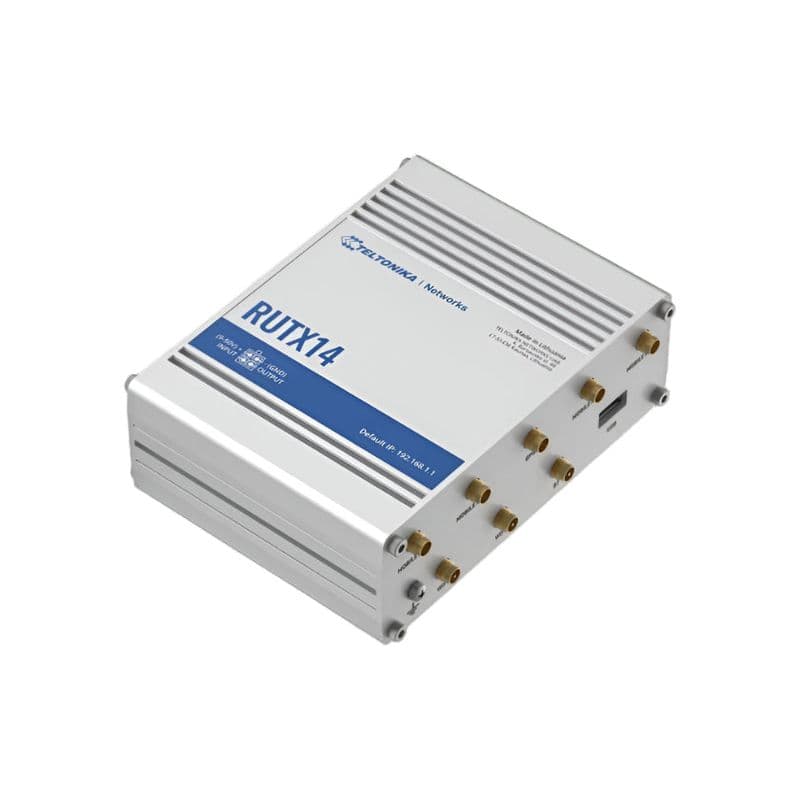 RUTX14 - 4G LTE CAT12 - Industrial Cellular Router - View 2