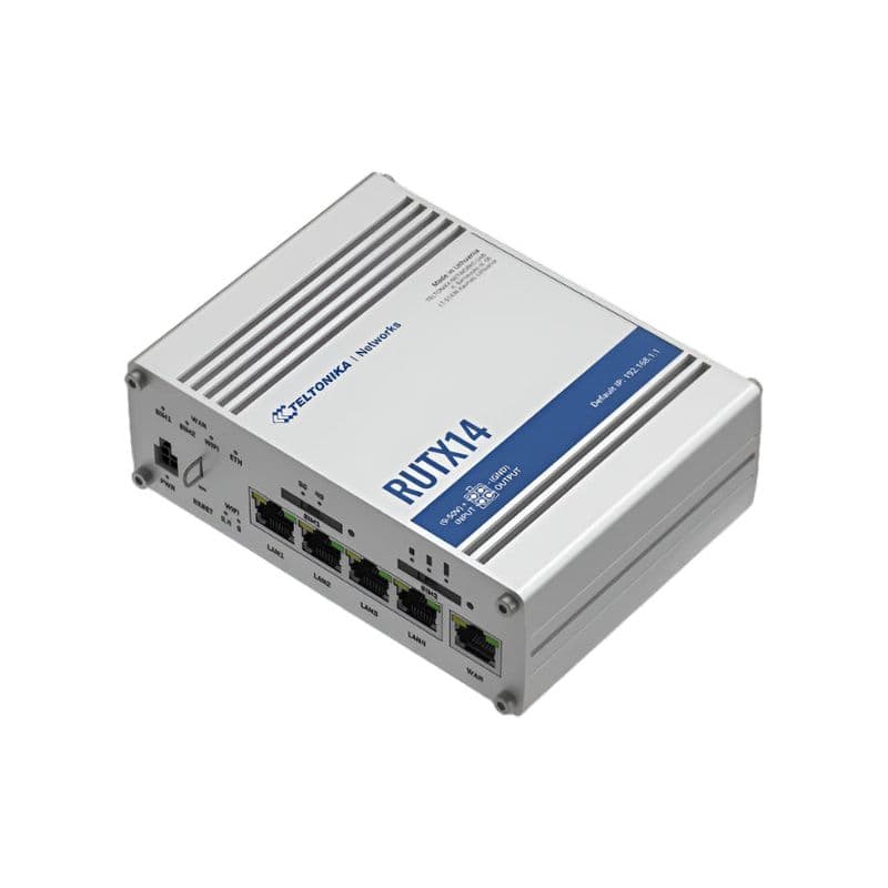 RUTX14 - 4G LTE CAT12 - Industrial Cellular Router - View 3