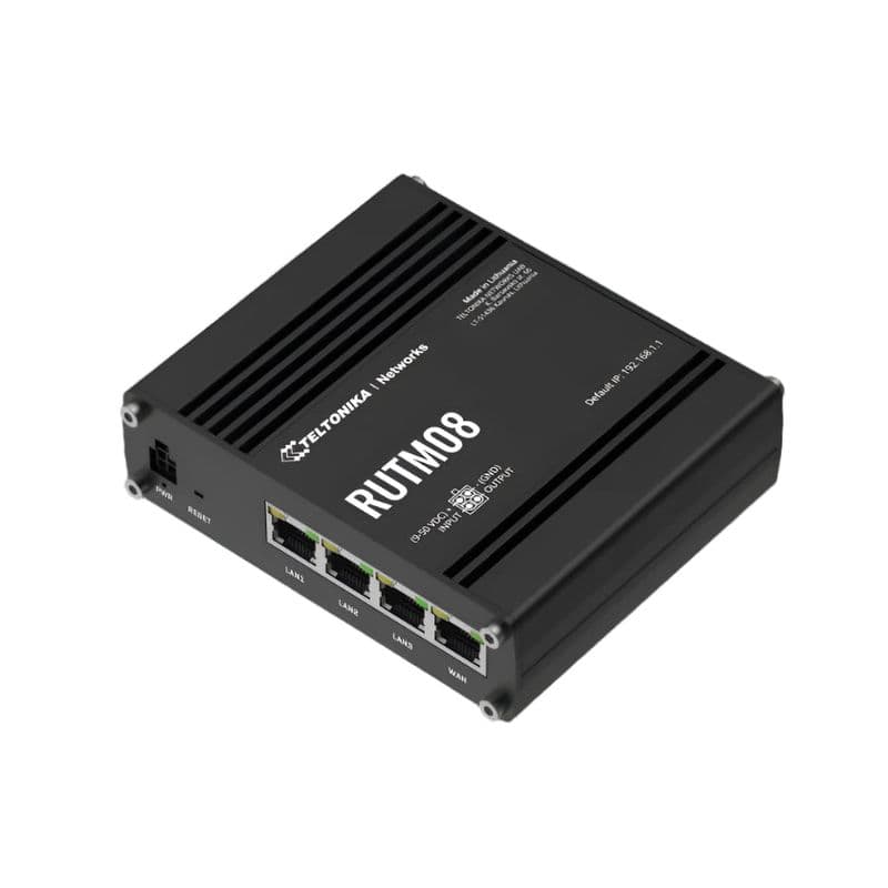 RUTM08 - Industrial Wired Router - View 3