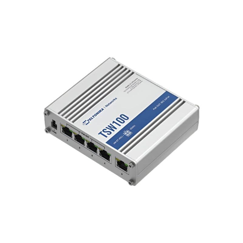 TSW100 - Industrial POE+ Ethernet Switch - View 3