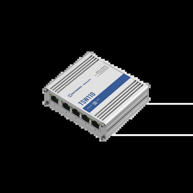 TSW110 - L2 Unmanaged Ethernet Switch - View 3