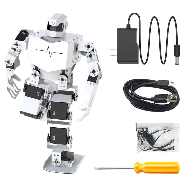 H5S Hiwonder 16DOF Intelligent Humanoid Robot - View 3
