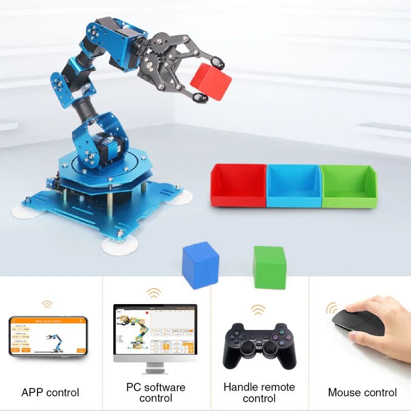 xArm UNO Robotic Arm Kit with Sensor Development Kit - View 2