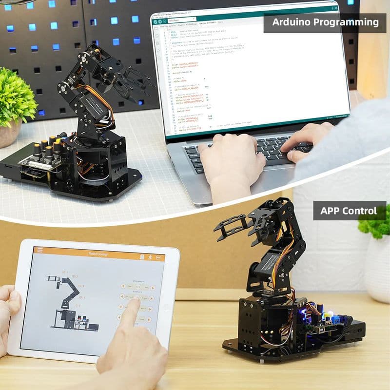 miniArm Open-Source AI Robotic Arm - View 3