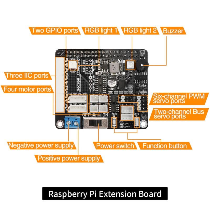 Raspberry Pi 4B Extension Kit for xArm Robotic Arm - View 1