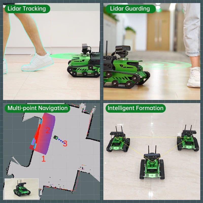JetTank ROS Robot Tank Powered by Jetson Nano - View 3
