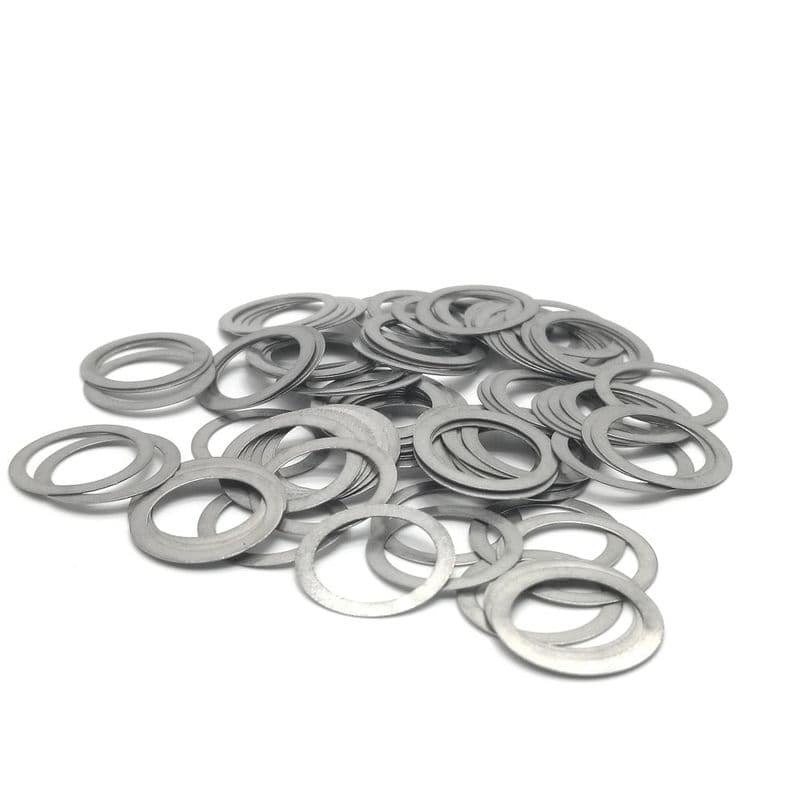 Ultrathin Stainless Steel Washer (0.3mm) - Pack of 20 - View 1