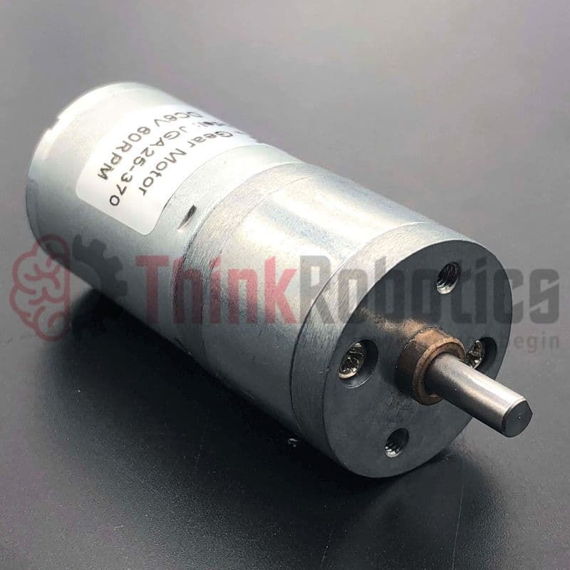 25mm Metal Gear DC Motors - View 2