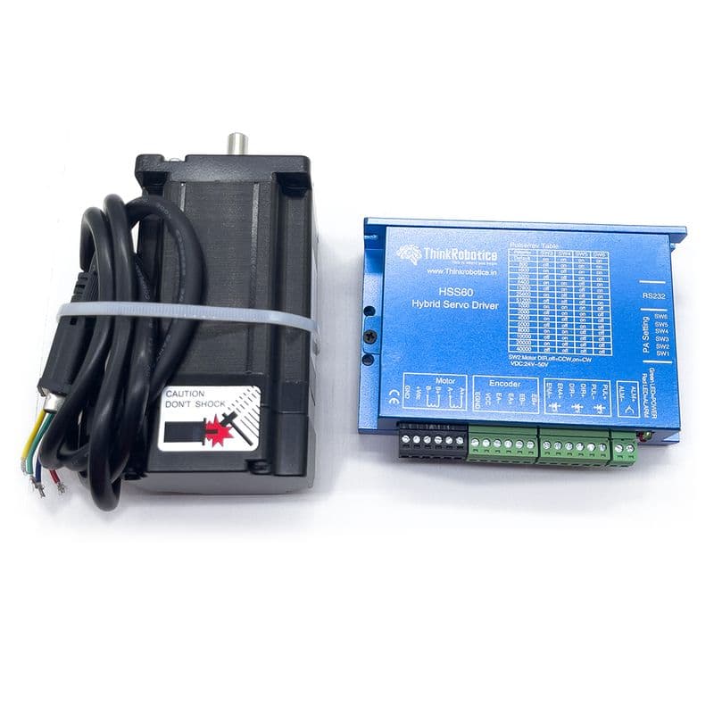 NEMA 24 3N.m Closed Loop Stepper Motor & Driver - View 2