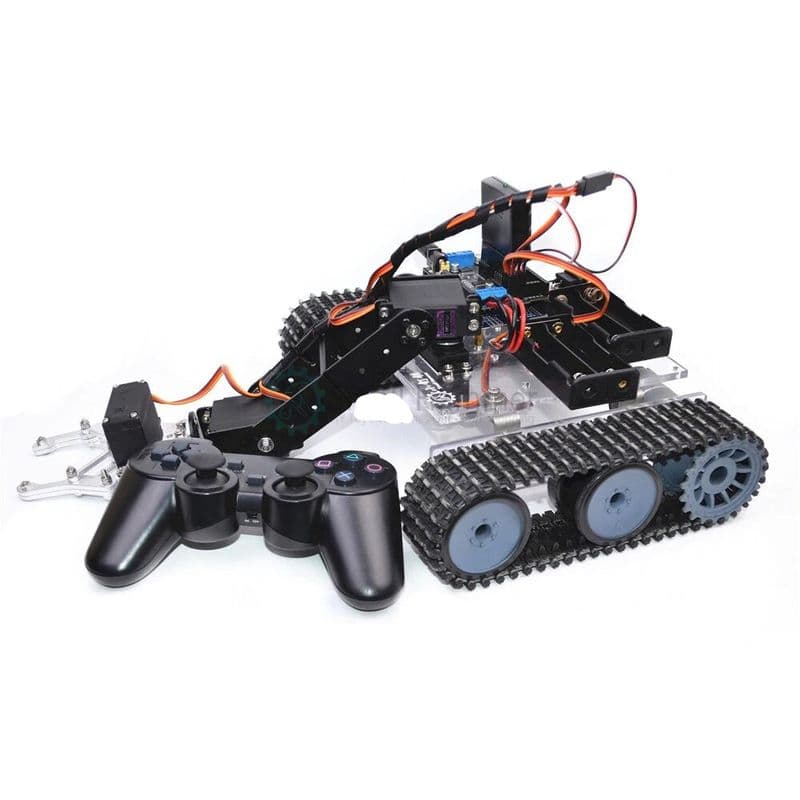 Acrylic Tank Robot with 4 DOF Robot Arm - View 1