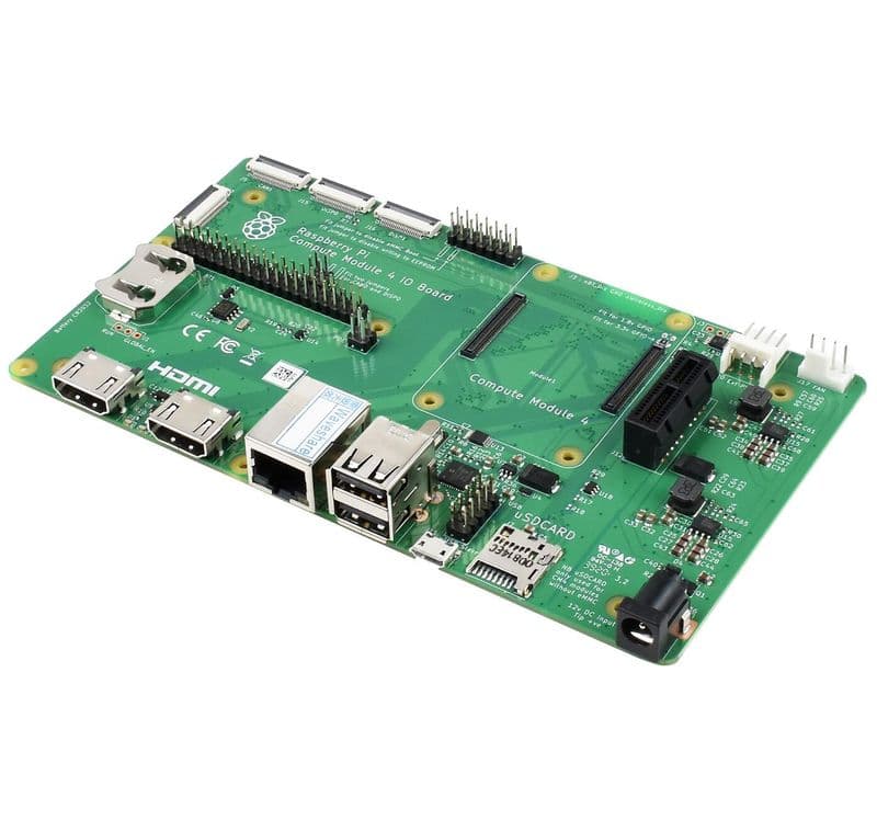 Raspberry Pi Compute Module 4 IO Board - View 1