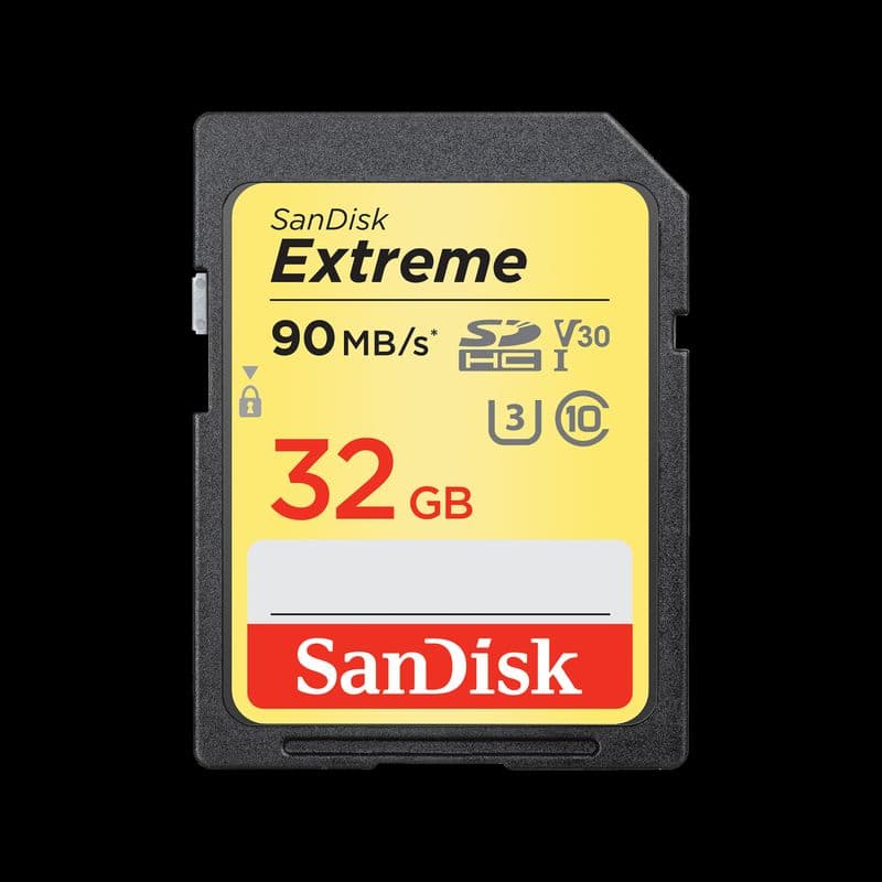 SanDisk Extreme SDHC 90MBPS 32GB - View 1