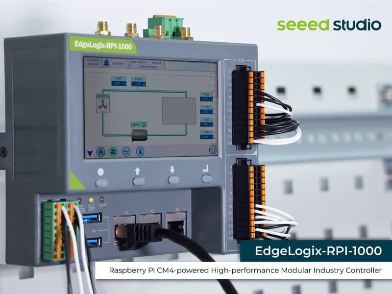 EdgeLogix RPI-1000 CM4102032 - All-in-one Industrial Edge Controller - View 1