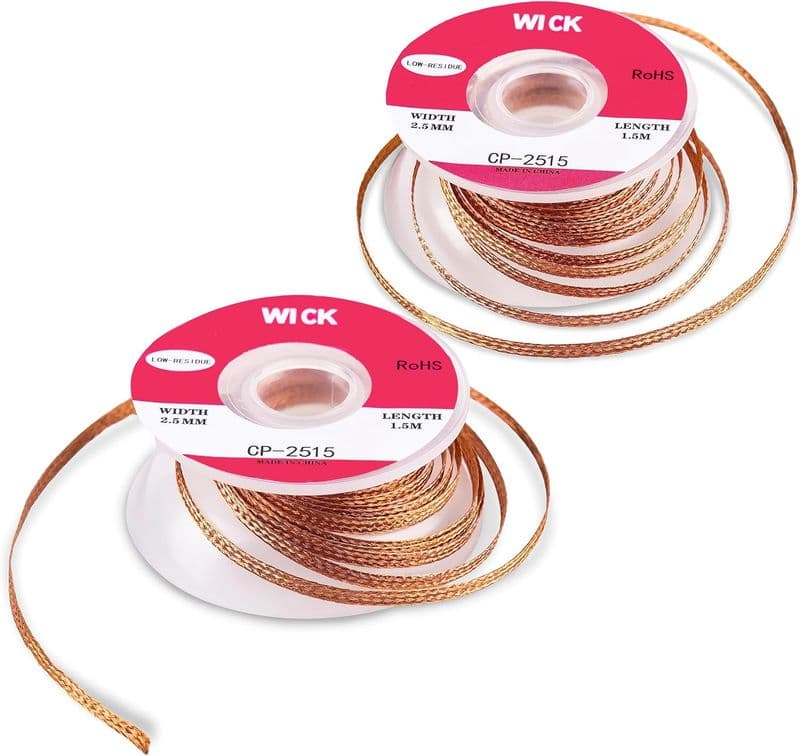 Solder Wick (Desoldering Braid) – Copper, Fluxed - View 1