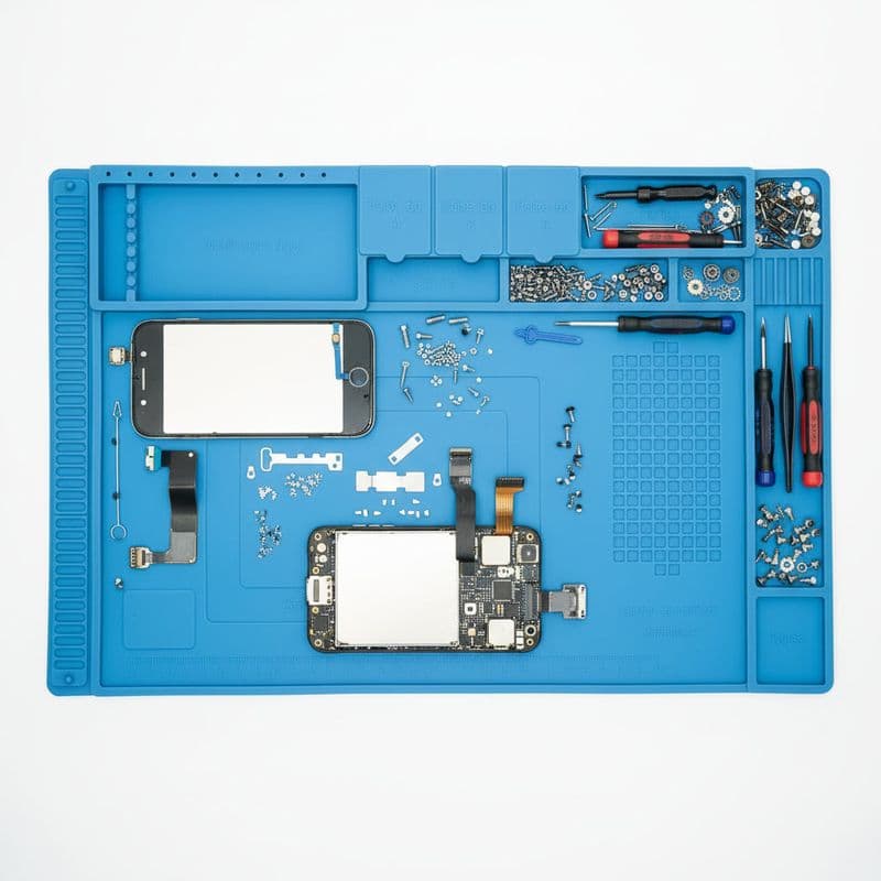 ESD Safe Heat-Resistant Soldering Insulation Pad - View 1