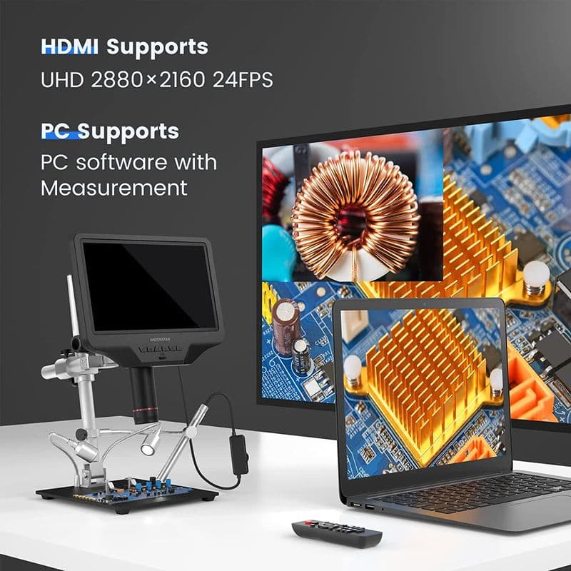 AD409 Pro-ES HDMI Digital Microscope with Endoscope - View 2