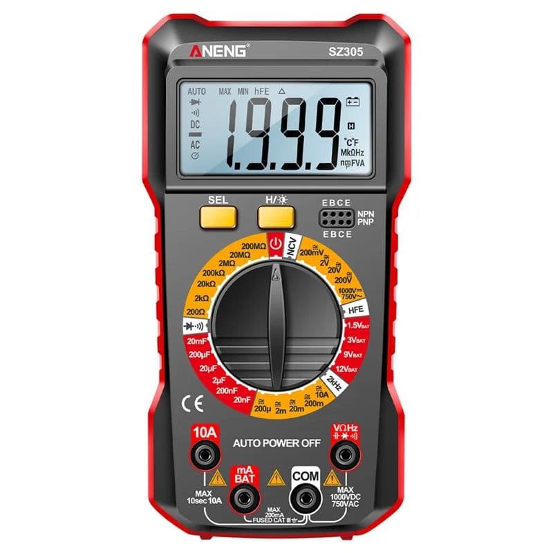 Aneng SZ305 High Precision Anti-Burn Portable Intelligent Digital Multimeter - View 1