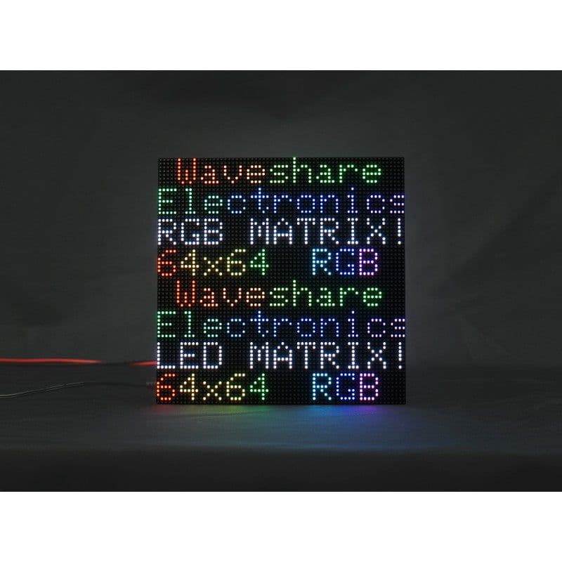 Flexible RGB full-color LED matrix 64x64 pixel panel - 3mm pitch - View 2