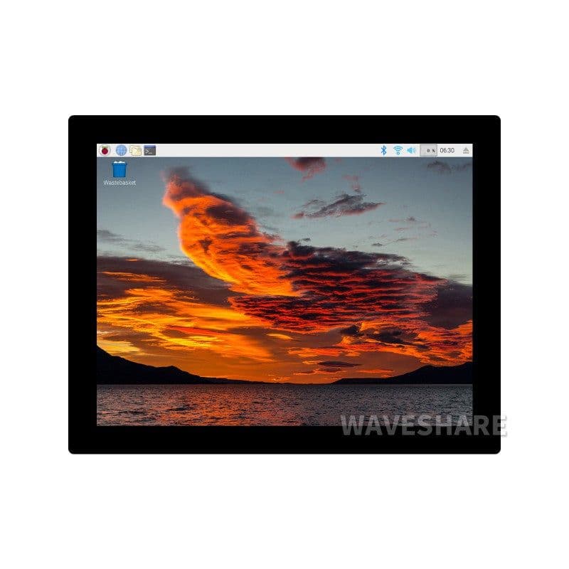 8inch Capacitive Touch Display, 8inch Monitor, 768×1024, Toughened Glass Panel, HDMI Interface, IPS Panel, 10-Point Touch - View 1