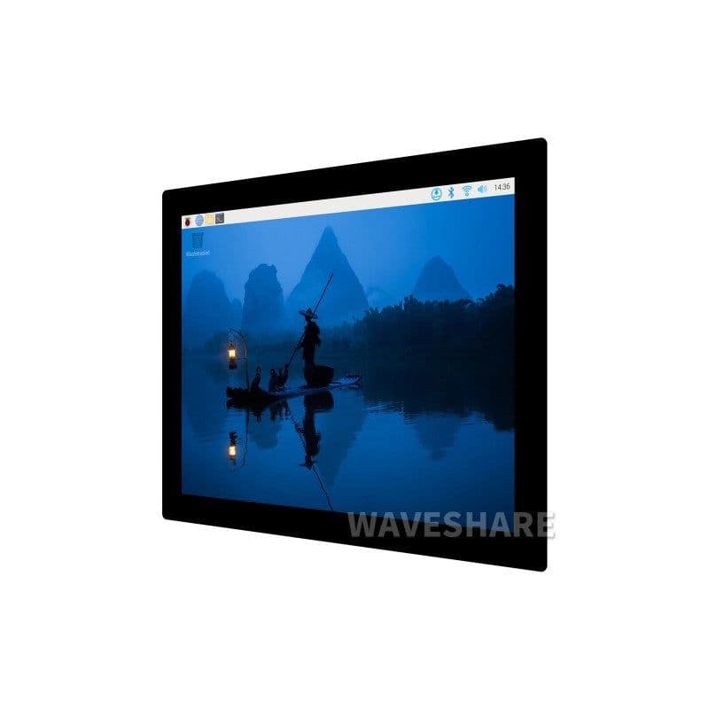 8inch Capacitive Touch Display, 8inch Monitor, 768×1024, Toughened Glass Panel, HDMI Interface, IPS Panel, 10-Point Touch - View 2