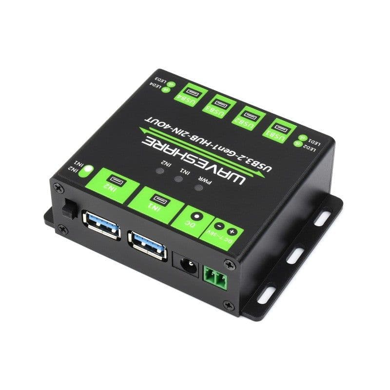 Industrial grade USB HUB, Extending 4x USB 3.2 Ports - View 3