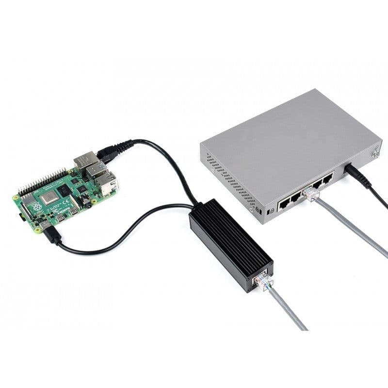 Industrial Gigabit PoE Splitter, Metal Case protection, 5V 2.5A Type-C - View 2