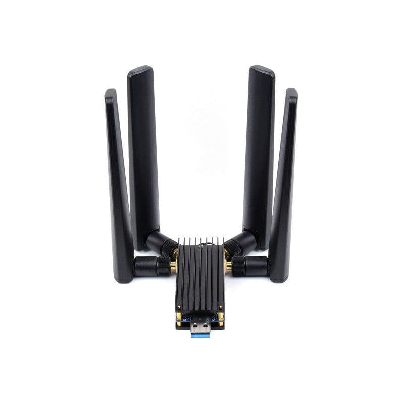 5G M.2 Module DONGLE with quad antennas & USB3.1 port - View 2