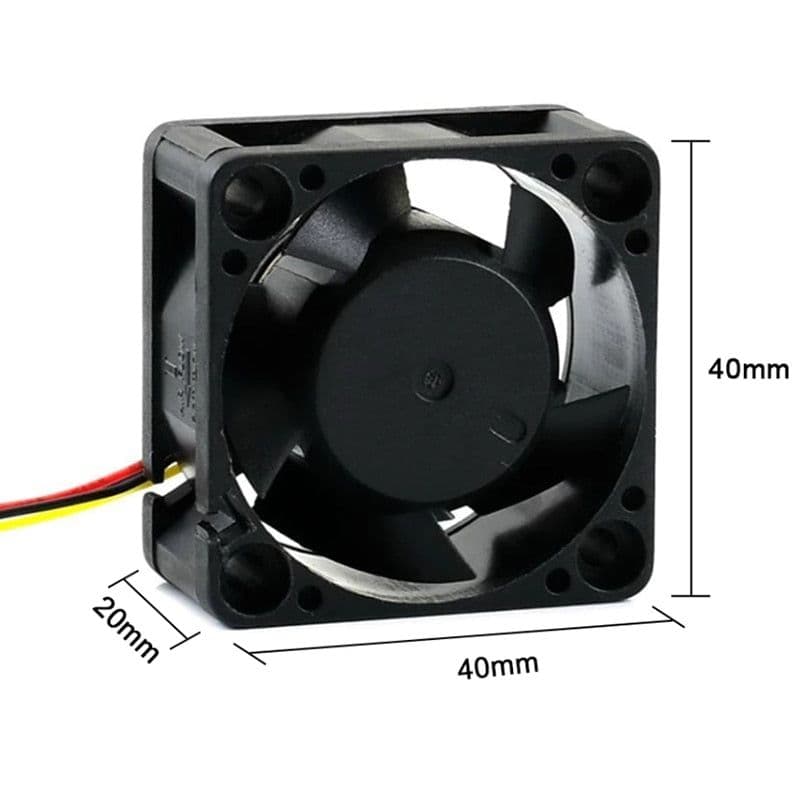 Jetson Nano 4020 Cooling Fan 5V, 4PIN Reverse-Proof - View 3