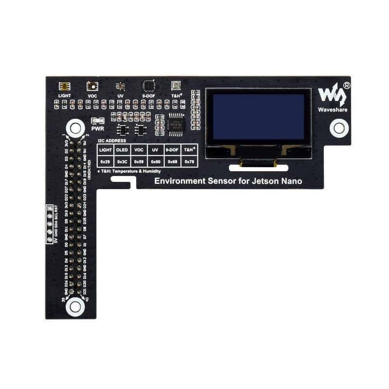 Environment Sensors Module for Jetson Nano - View 2