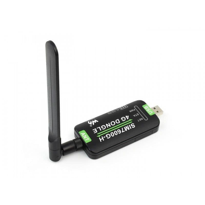 SIM7600G-H 4G DONGLE, GNSS Positioning, Global Band Support - View 2