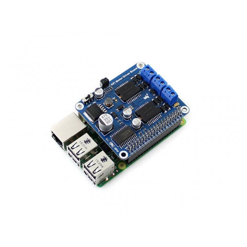 RPi Motor Driver Board - View 2