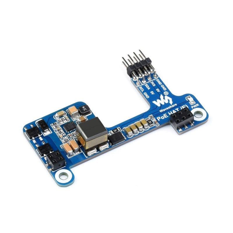 Power over Ethernet HAT for Raspberry Pi 3B+/4B, 802.3af-compliant - View 1