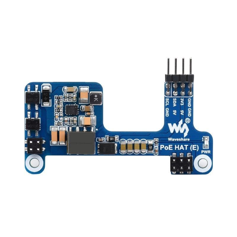 Power over Ethernet HAT for Raspberry Pi 3B+/4B, 802.3af-compliant - View 3