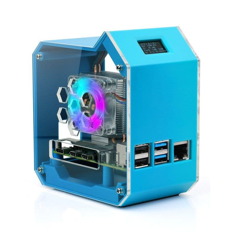 Mini Tower Kit For Raspberry Pi 4B, Desktop Computer Case - View 2
