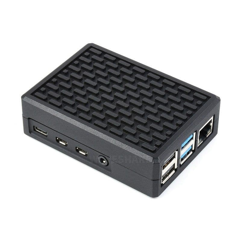 Aluminum Grid Grooved Case for Raspberry Pi 4 - View 3