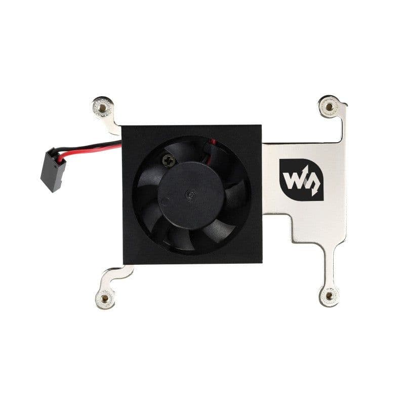 Low-Profile CPU Cooling Fan for Raspberry Pi 4B/3B+/3B, with Aluminum Alloy Bracket - View 2