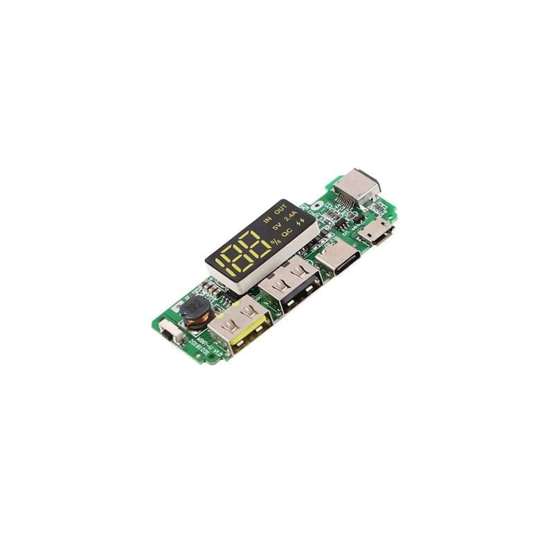 18650 5V 2.4A Battery Charging Module Dual USB - View 1