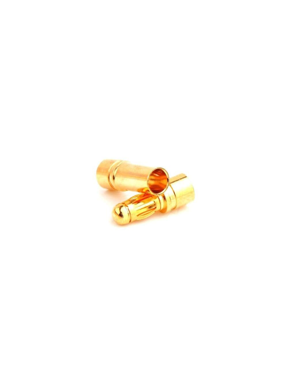 4mm Gold Plated Bullet Connector Male & Female 1 Pair - View 1